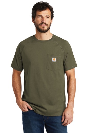 Carhartt Force Cotton Delmont Short Sleeve T-Shirt - Arkansas ...